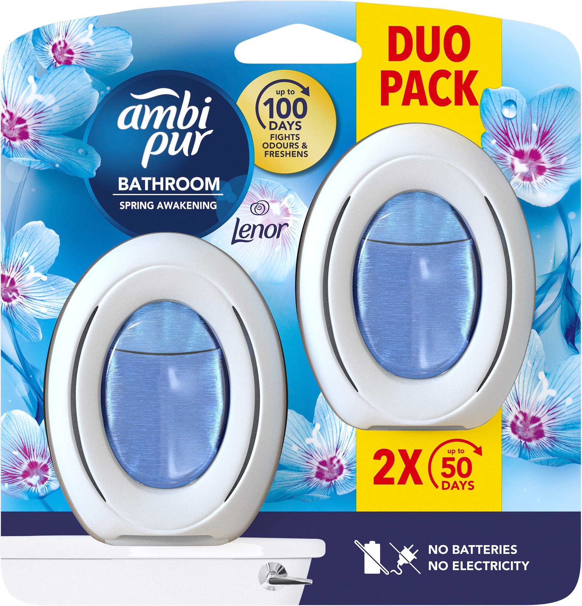 AMBI PUR Bathroom Spring Awakening 2× 7,5 ml Osviežovač vzduchu