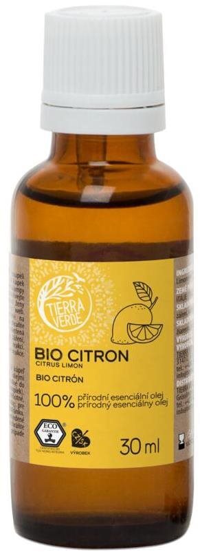 TIERRA VERDE BIO Citrón 30 ml Esenciálny olej
