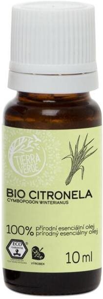 TIERRA VERDE BIO Citronela 10 ml Esenciálny olej