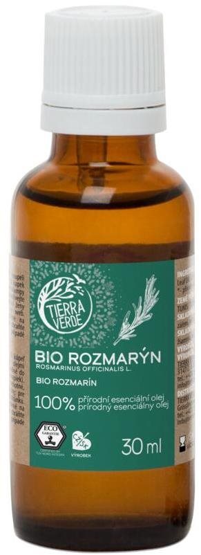 TIERRA VERDE BIO Rozmarín 30 ml Esenciálny olej
