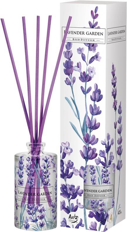 BISPOL Aroma diffúzor Lavender Garden 45 ml Illatpálca