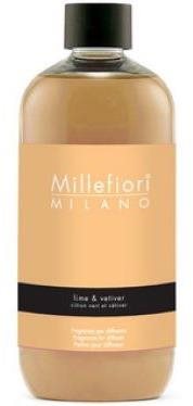 MILLEFIORI MILANO Lime & Vetiver náplň 500 ml Náplň do difuzéra