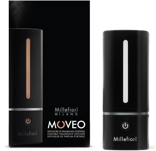 MILLEFIORI MILANO Moveo, čierny Aróma difuzér
