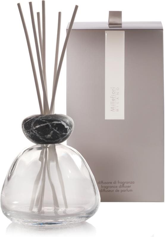 Millefiori Milano Marble Glass Clear Black Lid (utántöltő nélkül)...