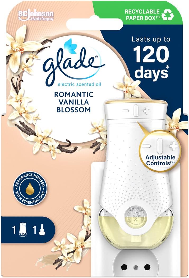 GLADE Electric Romantic Vanilla Blossom 20 ml Osviežovač vzduchu