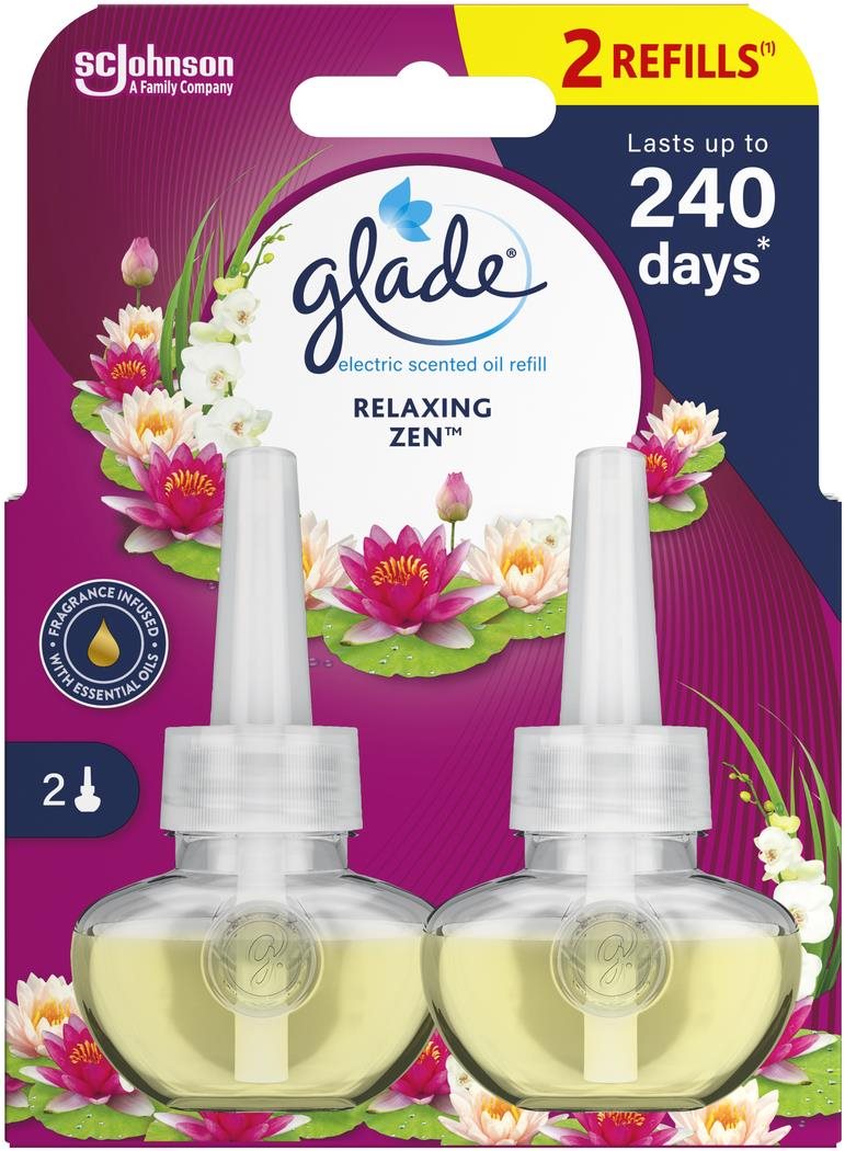 Glade Electric Relaxing Zen utántöltő 2× 20 ml Légfrissítő