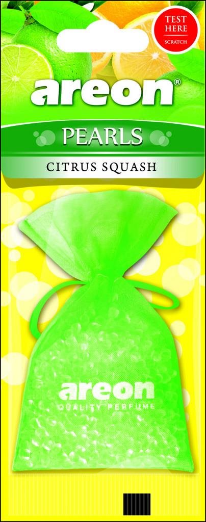 AREON Pearls Citrus Squash 30 g Vôňa do auta