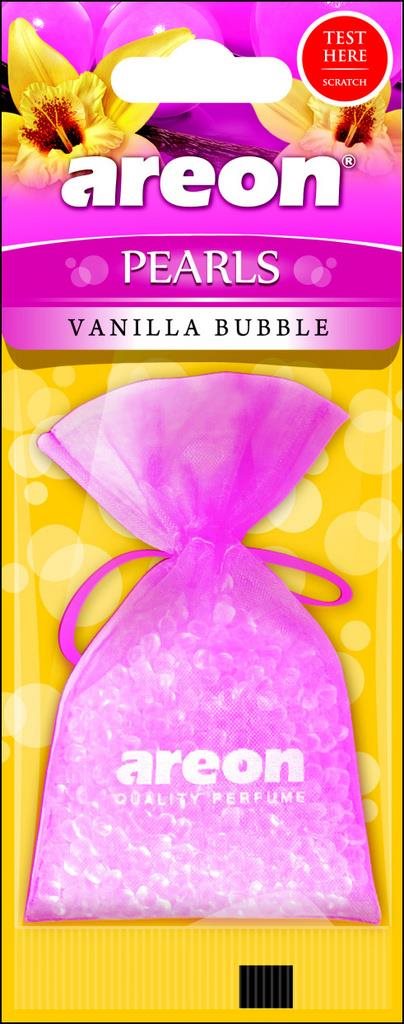 AREON Pearls Vanilla Bubble, 30g Autóillatosító