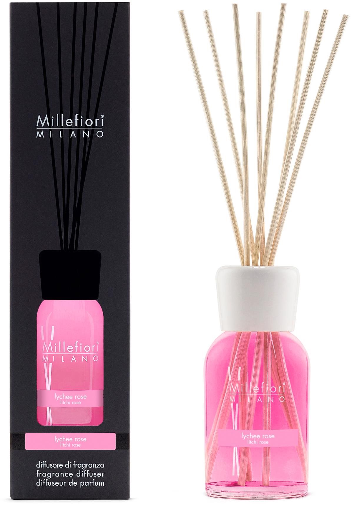 MILLEFIORI MILANO Lychee Rose 250 ml Vonné tyčinky