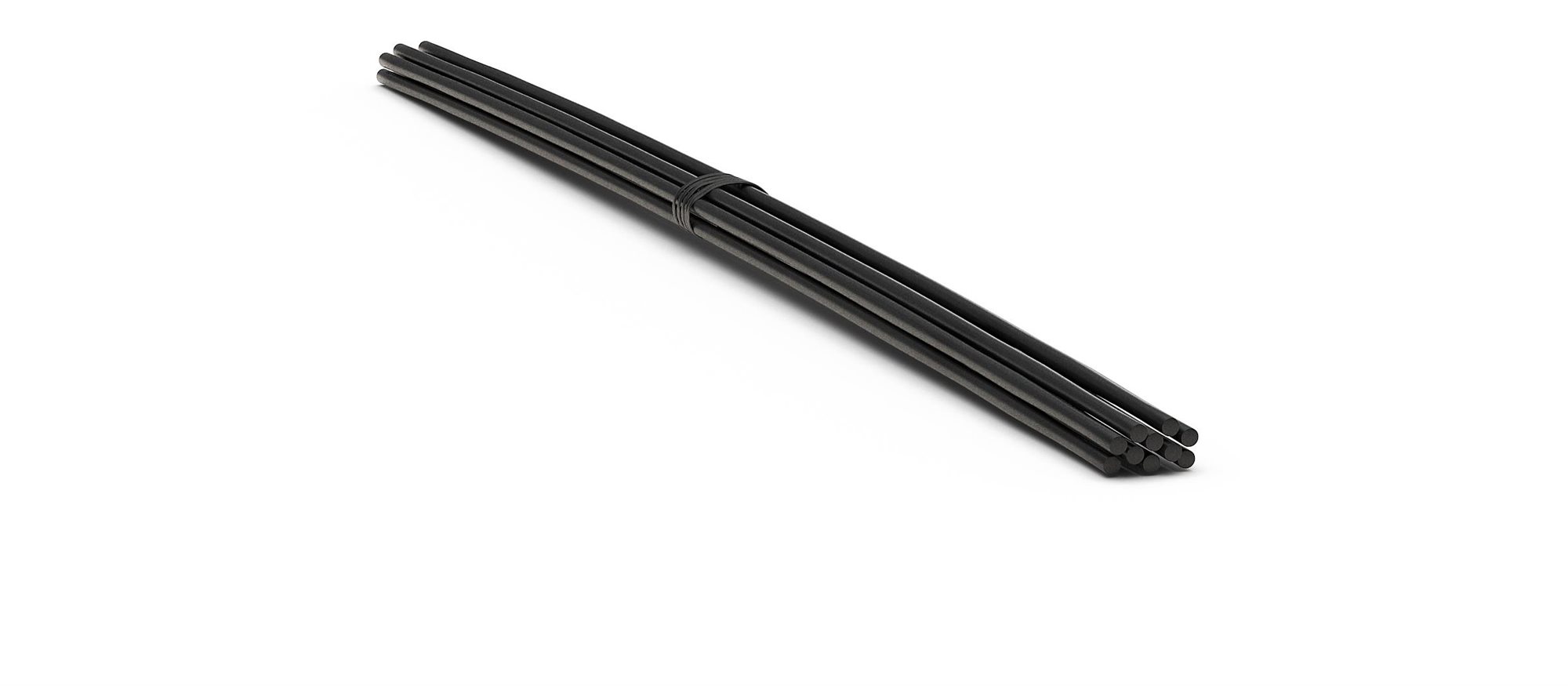JANZEN Rattan pálcák XL Black, 10 db Illatpálca