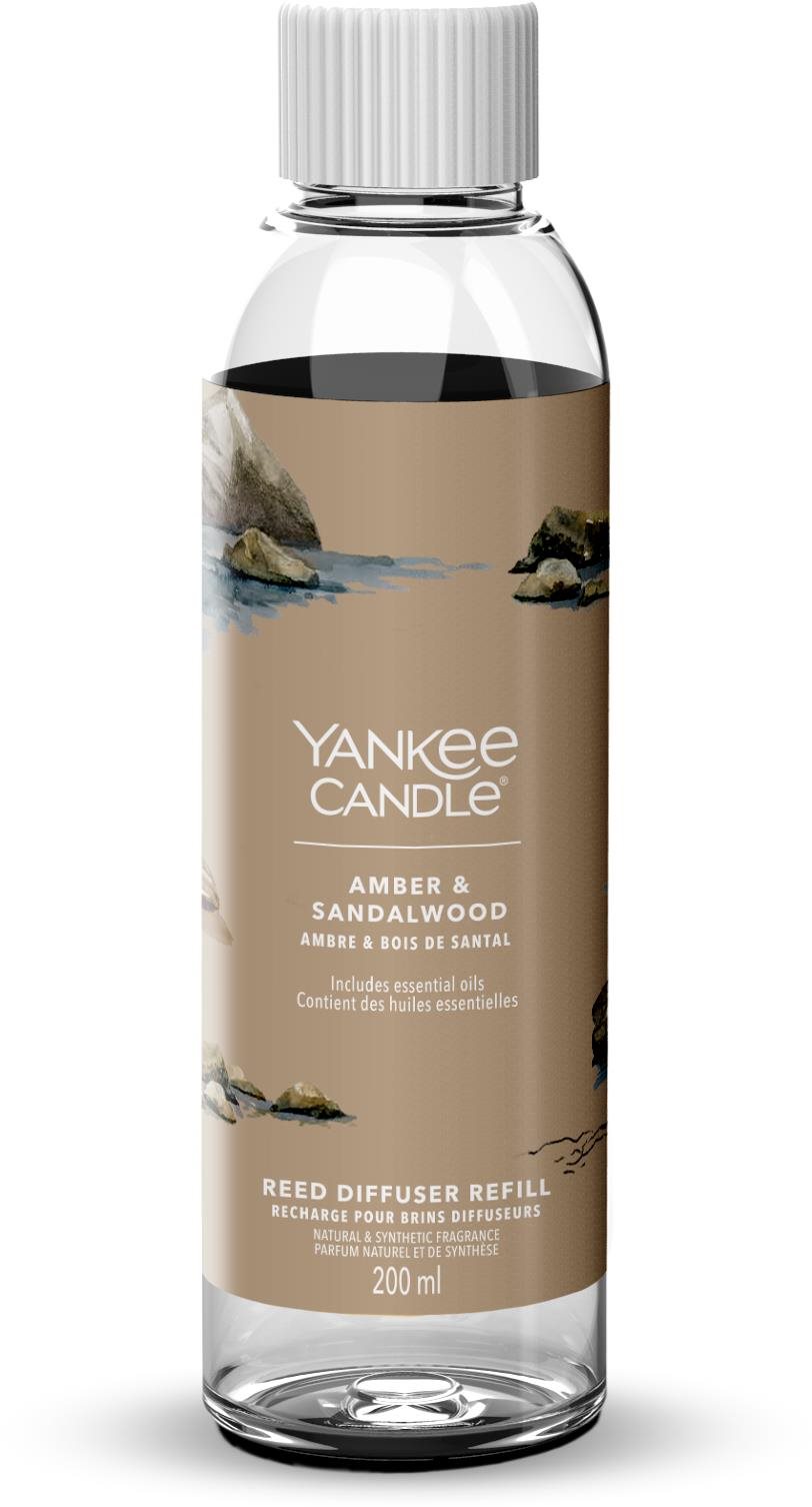 YANKEE CANDLE náplň k tyčinkám Signature Amber & Sandalwood 200 ml...