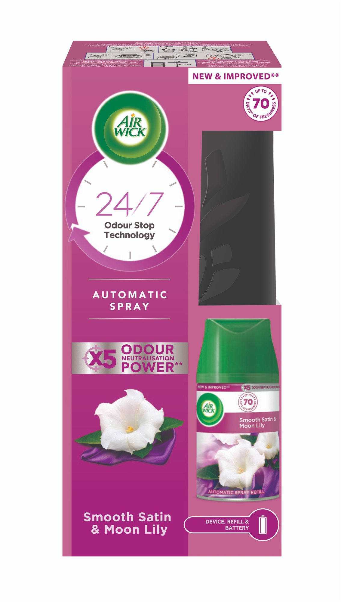 AIR WICK Freshmatic Difuzér a náplň do osviežovača vzduchu –  Jemný...