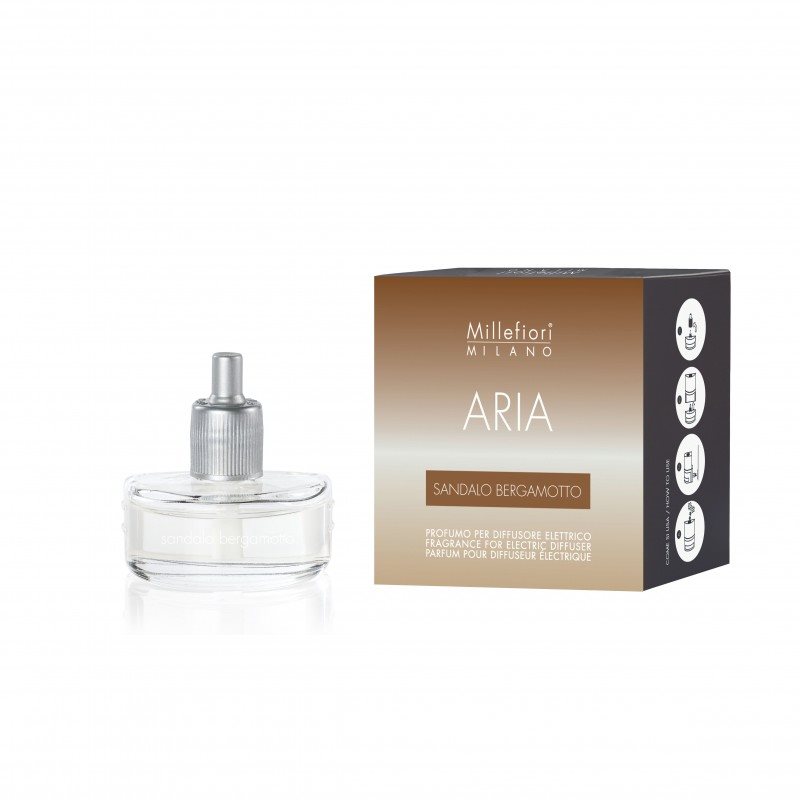 MILLEFIORI MILANO Aria Sandalo Bergamotto Electric utántöltő 20 ml...