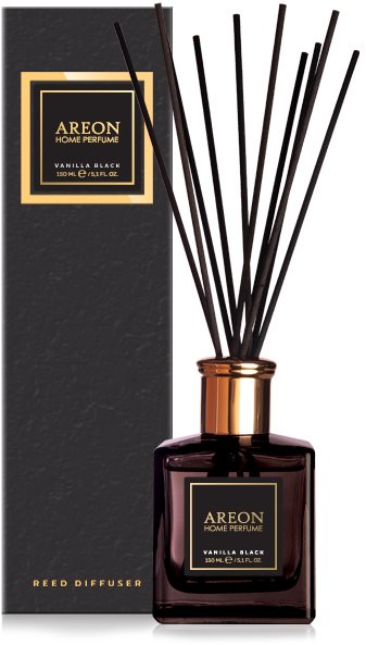 AREON Home Perfume Black Vanilla Black 150 ml Vonné tyčinky