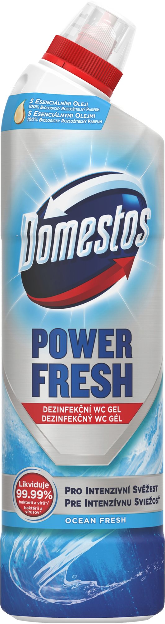 DOMESTOS Total Hygiene Ocean Fresh 700 ml WC gél