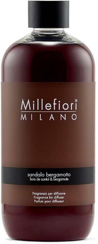 MILLEFIORI MILANO Sandalo Bergamotto náplň 500 ml Náplň do difuzéra