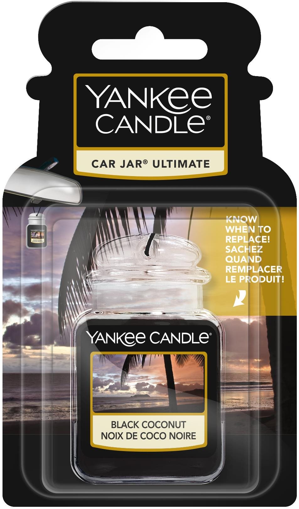 YANKEE CANDLE Black Coconut 24 g Autóillatosító