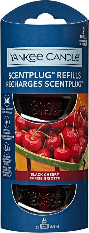 YANKEE CANDLE Black Cherry, náplň 2× 18,5 ml Osviežovač vzduchu