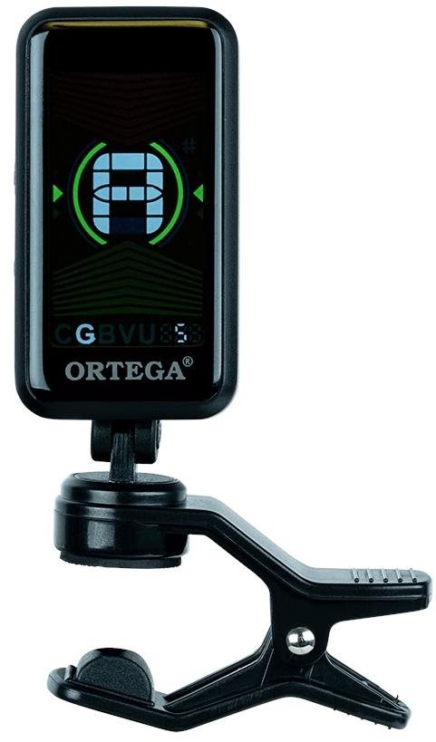 ORTEGA Chromatic Clip Tuner Easy Tune Black Ladička