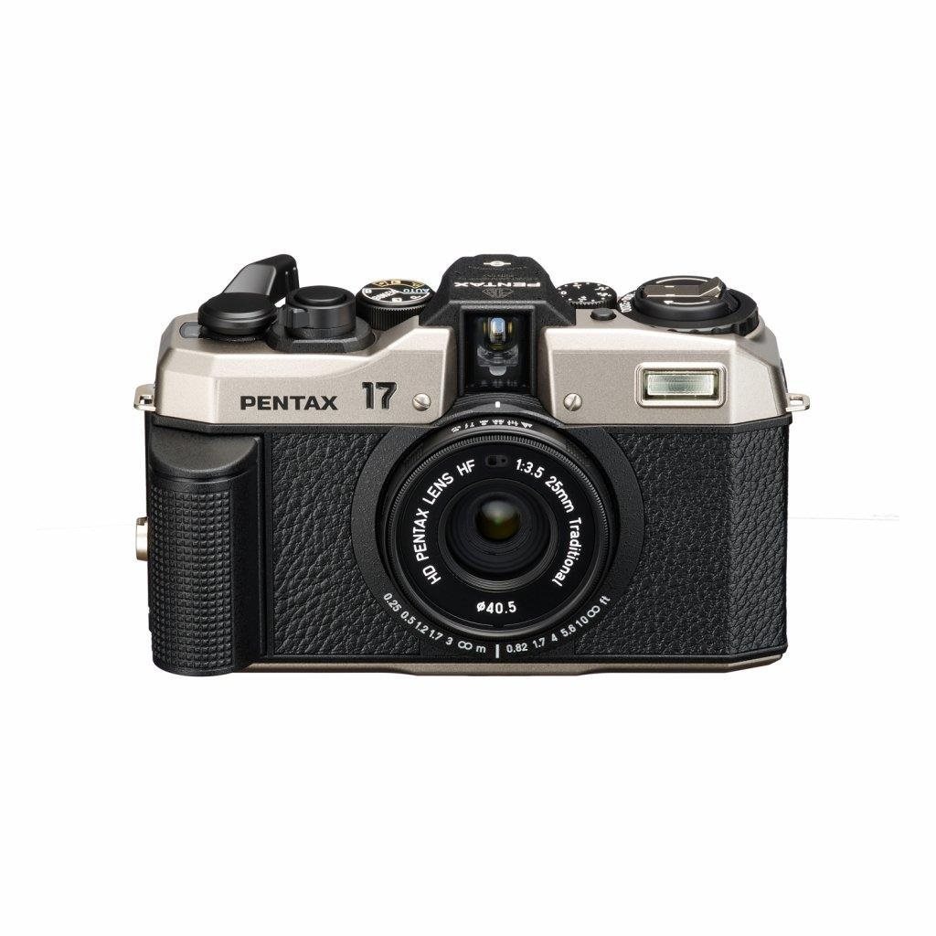 PENTAX 17 Dark Silver Kamera mit Film