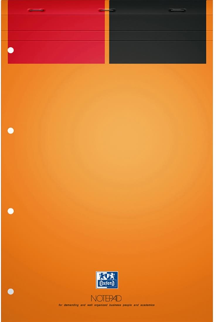 OXFORD International Notepad – blok A4+, 80 listov, štvorčekový,...