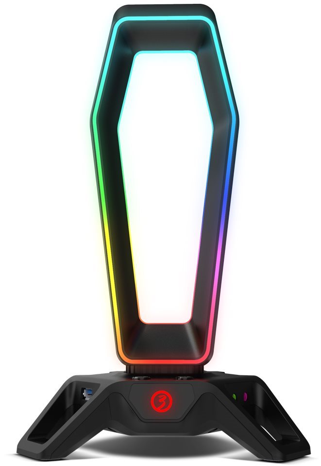 OZONE PORTAL 7.1 RGB HUB & Headset stand Support casque audio