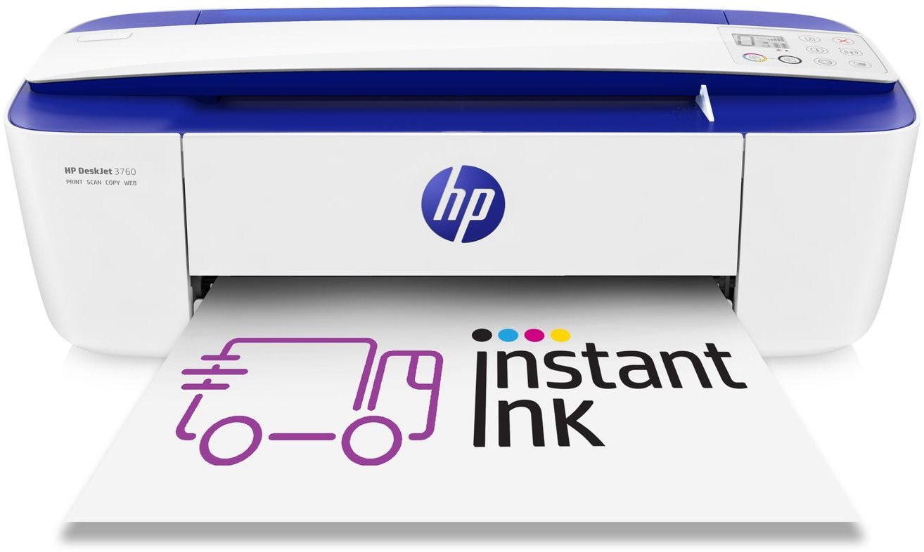 HP DeskJet 3760 All-in-One, Blue Inkjet Printer