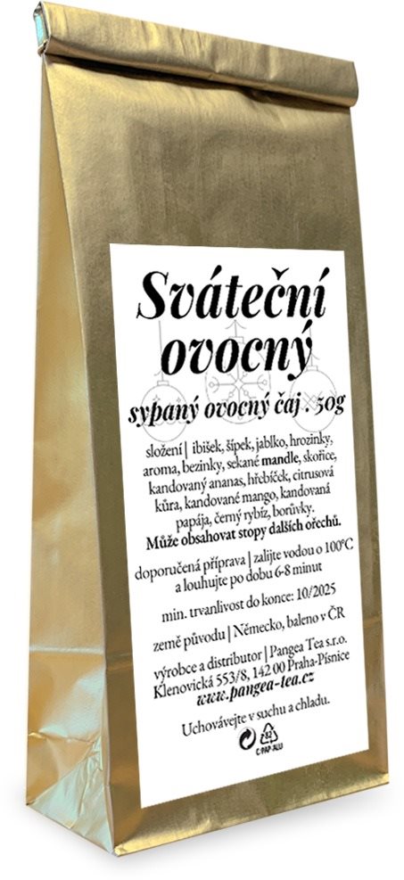 Pangea Tea ovocný sypaný čaj Sviatočný 50 g Čaj