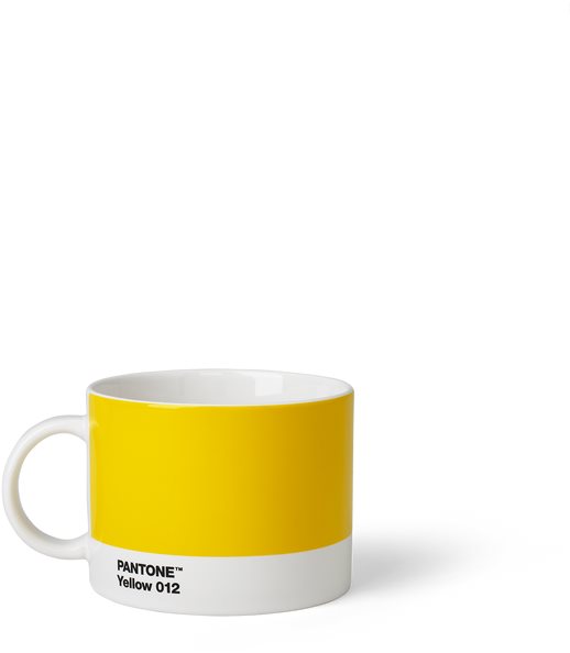 PANTONE na čaj - Yellow 012, 475 ml Hrnček