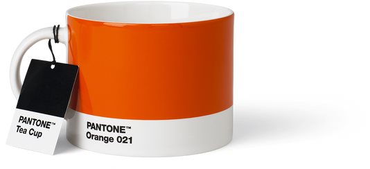PANTONE na čaj - Orange 021, 475 ml Hrnček