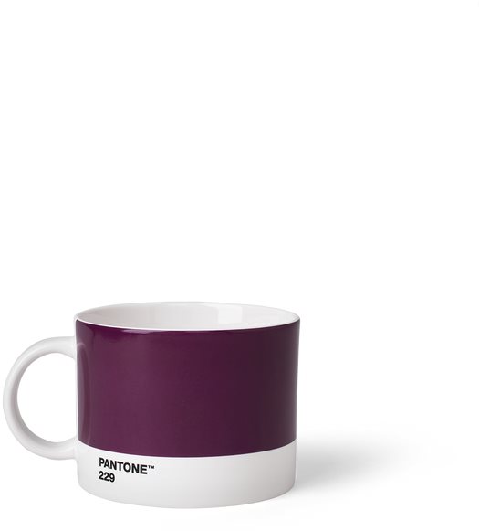 PANTONE na čaj - Aubergine 229, 475 ml Hrnček