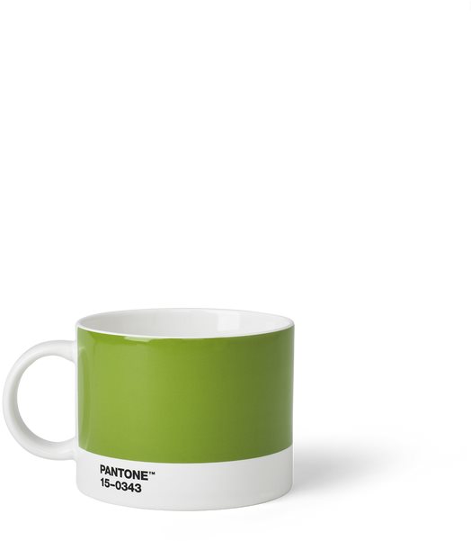 PANTONE na čaj - Green 15-343, 475 ml Hrnček