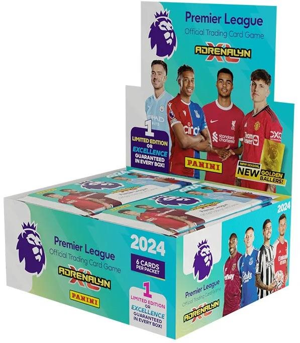 Panini Display kariet Premier League Adrenalyn XL 2024 Zberateľské...