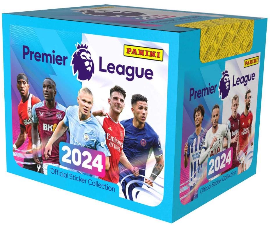 Panini Display samolepiek Premier League 2024 Zberateľské karty