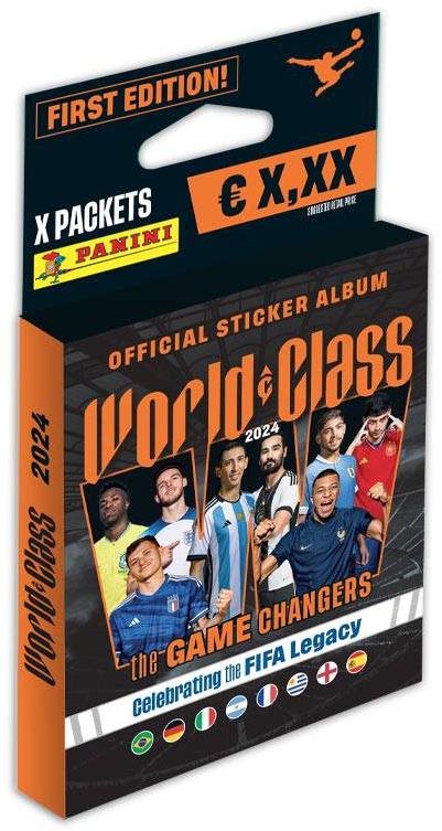 Panini ECO blister samolepiek World Class 2024 Zberateľské karty