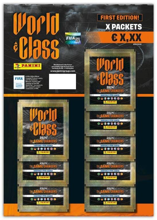 Panini Multipack samolepiek World Class 2024 Zberateľské karty
