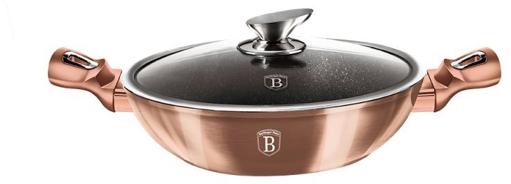 Berlingerhaus Granitová panvica wok 30 cm Bh-7100 Rose Gold Wok