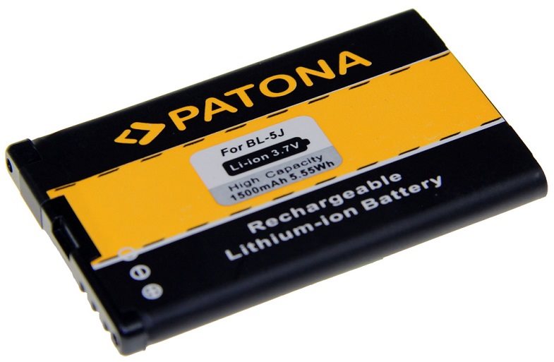 PATONA Nokia BL-5J 1500mAh 3,7V Li-Ion Mobiltelefon akkumulátor
