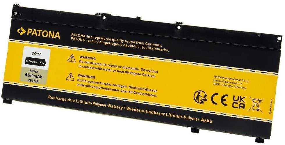 PATONA do HP Omen 15-ce/dc/cb a HP Pavilion 15cx 4380 mAh Batéria...