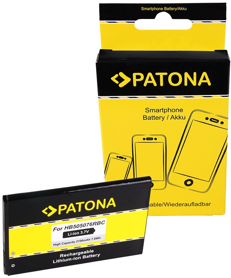 PATONA for Huawei HB505076RBC, 2100mAh, 3.8V, Li-Ion Phone Battery