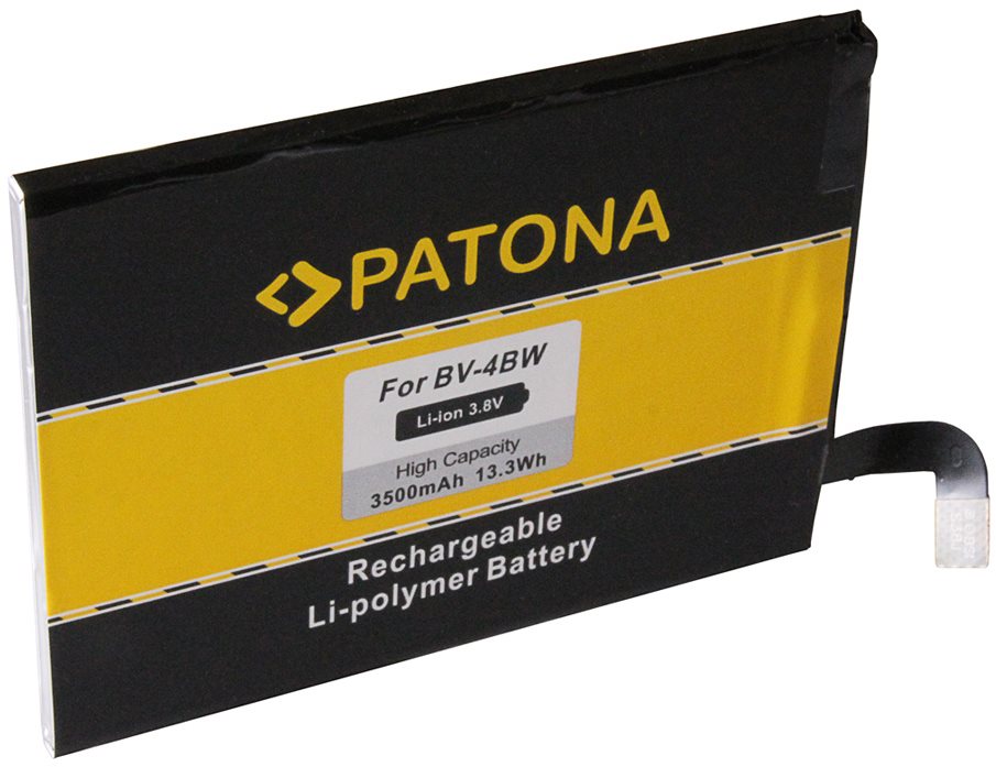 PATONA for Nokia BV-4BWA, 3500mAh, 3.8V, Li-Pol Phone Battery