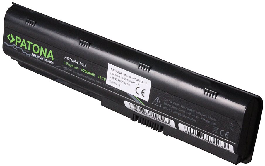 PATONA for HP HSTNN-IB0X, 5200mAh, Li-Ion, 10.8V, PREMIUM, DV6...