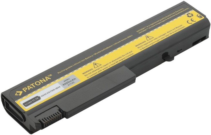 PATONA for HP EliteBook 8530, 4400mAh, Li-Ion, 14.8V Laptop Battery