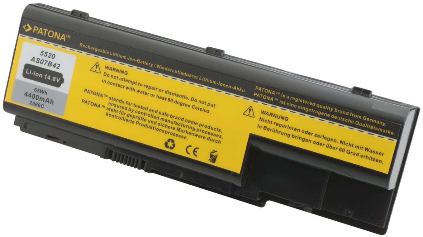 PATONA for Acer 5220/5920, 4400mAh, Li-Ion, 11.1V Laptop Battery