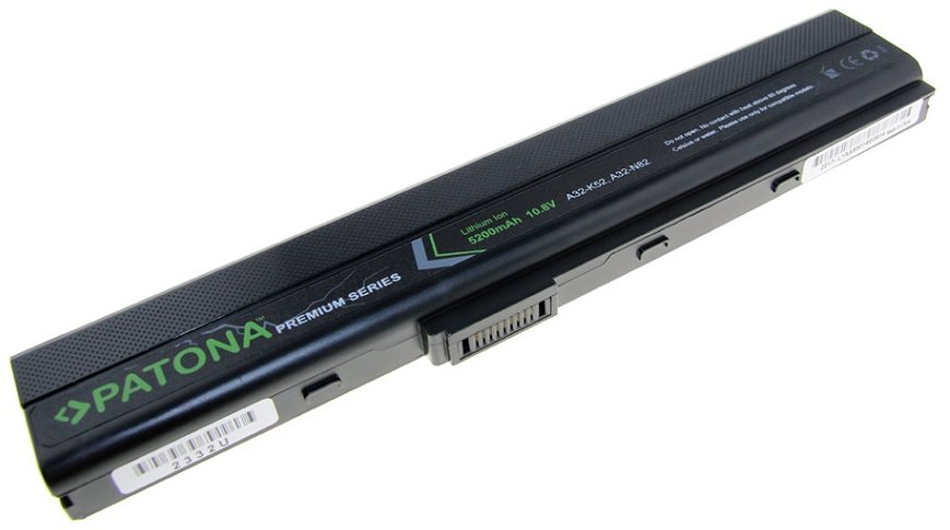 PATONA for Asus A32-K52, 5200mAh, Li-Ion, 10.8V, PREMIUM Laptop...
