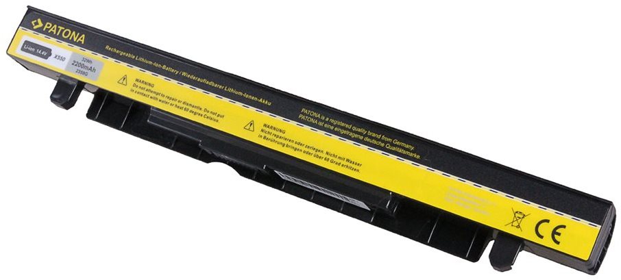 PATONA for Asus A41-X550, 2200mAh, Li-Ion, 14.4V Laptop Battery