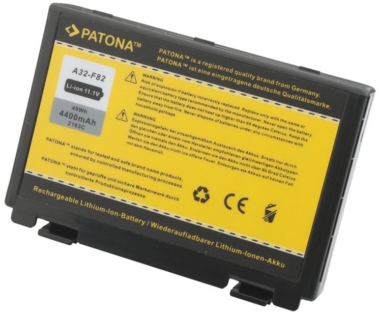 PATONA for Asus K50ij, 4400mAh, Li-Ion, 11.1V Laptop Battery