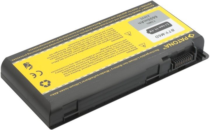 PATONA for MSI BTY-M6D, 6600mAh, Li-Ion, 11.1V Laptop Battery