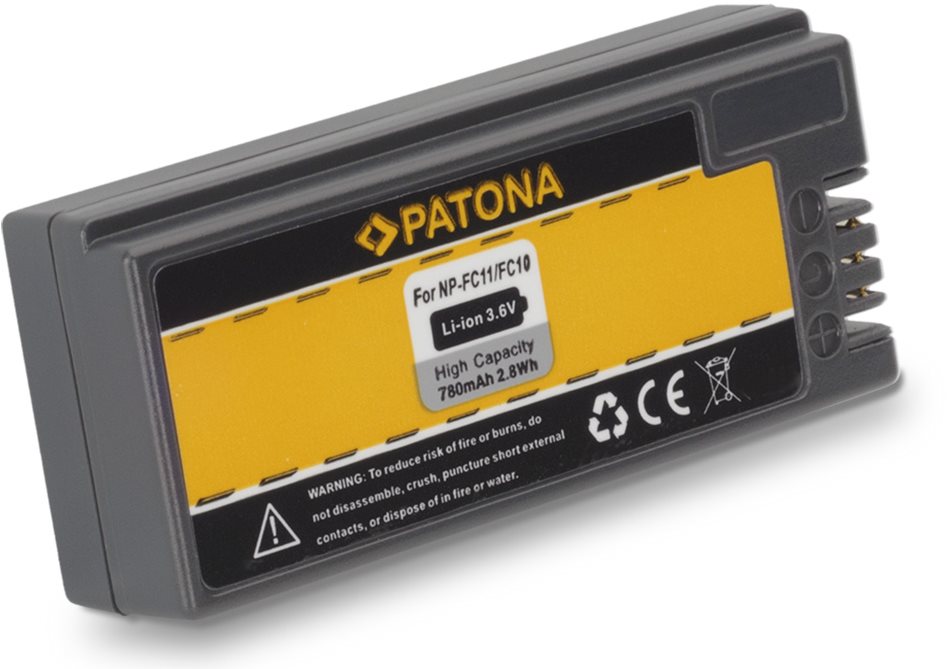 PATONA für Sony NP-FC10/11 780mAh Li-Ion Kamera-Akku