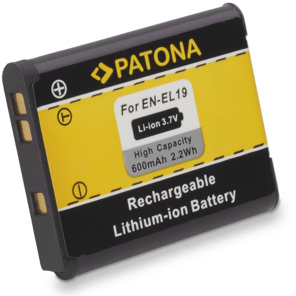 PATONA pre Nikon EN-EL19 600 mAh Li-Ion Batéria do fotoaparátu